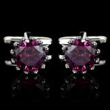 Rhinestone Cufflinks for Men French Shirt Business Banquet Wedding