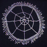Crystal Rhinestone Head Chain Tassel Bridal Headpiece