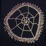 Crystal Rhinestone Head Chain Tassel Bridal Headpiece