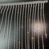 Rhinestone Forehead Tassel Head Chain Jewelry Bling Crystal Hair Band