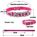 Rhinestone Letter SISSY Necklace Women Men's Name Choker Collar Costume Party