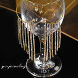 Long Tassel Ear Clip Zircon Ear Cuff Wedding Party