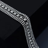 Rhinestone Tassel Hair Comb Hair Accessory for Women