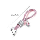 Rhinestones Car Keychain Glitter Keychain for Women
