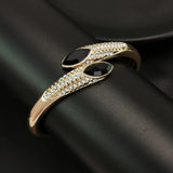 Rhinestones Cuff Bracelets Charm Bangles For Women Wedding Party Jewelry
