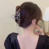 Tassel Snake Plates Hair Claw Clips Hairpin Hair Accessories Women Tiara