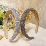 Crystal Rhinestones Thick Headband for Women Girls