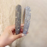 Crystal Rhinestones Thick Headband for Women Girls