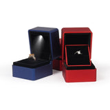 LED Light Ring Box Wedding Earring Jewelry