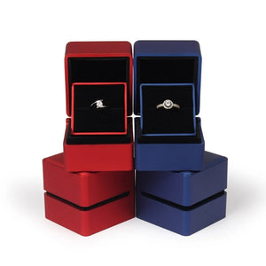 LED Light Ring Box Wedding Earring Jewelry