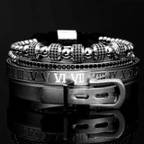 Classic Stainless Steel Bangle Cuff Bracelet for Men