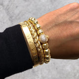 Roman Royal Skull Charm Stainless Steel Bracelets