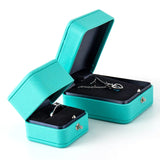 Romantic Leather Jewelry Ring Box for Wedding
