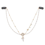 Crystal Rhinestone Forehead Chain Wedding Headdress