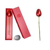 Rose Flower Jewelry Box Ear Decorative Case Organizer Mother Gift