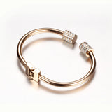 Rose Crystal Bracelets For Women Cuff Bracelet