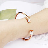 Rose Crystal Bracelets For Women Cuff Bracelet