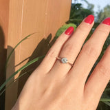 Rose Rings for Women Christmas Decor Rings Jewelry Gift Wedding Accessories