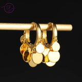 925 Sterling Silver Hoop Earrings for Women Party Gift