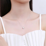 Zircon Sterling Silver Pendant Necklace Hyacinth Stone