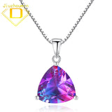 Sterling Silver Rubellite Pendant Necklace for Women