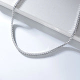 S925 Full Zircon Anklets for Women Fine Jewelry