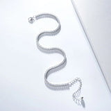 S925 Full Zircon Anklets for Women Fine Jewelry