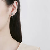 S925 Blingbling Zircon Drop Stud Earrings for Women