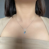 S925 Zircon Pendant Necklace for Women Party Clavicle Chain