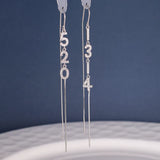 S925 Sterling Silver Tassel Earrings for Women