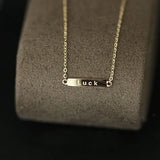 Geometric Letter Bracelet 925 Silver 14K Plated Wedding Gift
