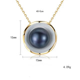 925 Sterling Silver Pearl Pendant Necklace for Women - Fine Jewelry