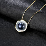 925 Sterling Silver Pearl Pendant Necklace for Women - Fine Jewelry