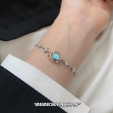 S925 Star Planet Moonstone Bracelet for Women Unique Jewelry Gift