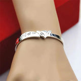S925 Vintage Thai Silver Men's Bracelet, Fox Personalized Ladies Couple Bracelet