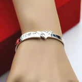 S925 Vintage Thai Silver Men's Bracelet, Fox Personalized Ladies Couple Bracelet