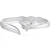 S925 Vintage Thai Silver Men's Bracelet, Fox Personalized Ladies Couple Bracelet