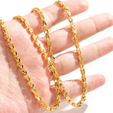 24K Plated Snake Bone Necklace Wedding Jewelry