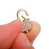Rhinestone Pearl Lobster Clasp Fasteners for Jewelry Making