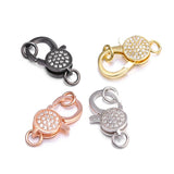 Rhinestone Pearl Lobster Clasp Fasteners for Jewelry Making
