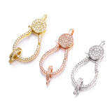 Rhinestone Pearl Lobster Clasp Fasteners for Jewelry Making