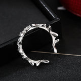 Shining Butterfly Adjustable Opening Ring for Women