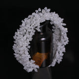 Silver Crystal Hairband Rhinestones Tiaras Crown Bridal Headpiece