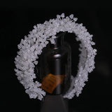 Silver Crystal Hairband Rhinestones Tiaras Crown Bridal Headpiece