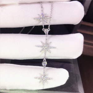 Star Charm Pendant Necklace for Women Wedding