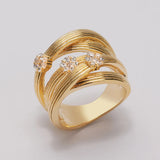 Silver Plum Blossom Branch Stones CZ Women Rings Wedding Jewelry