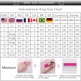 Round Zircon Engagement Ring for Women and Men