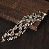 Silver Rhinestone Crystal Headbands for Women Wedding Hair Vines
