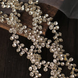 Silver Rhinestone Crystal Headbands for Women Wedding Hair Vines