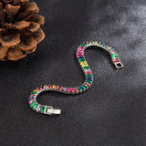 Silver Zircon Diamond Bracelet for Women Party Gift